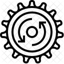 Zahnrader Technik Mechanismus Symbol