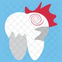 Gesundheitswesen Und Medizin Zahnschmerzen Zahnmedizin Symbol