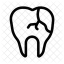Zahnschmerzen Gebrochener Zahn Zahnschmerzen Symbol