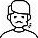 Zahnschmerzen Symbol