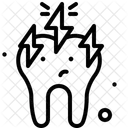 Zahnschmerzen Zahn Schmerzen Symbol