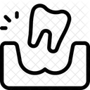 Zahnschmerzen Mund Zahn Symbol
