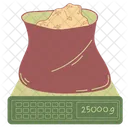 Pesaje De Bolsa De Arroz Zakat Zakat Ramadan Icono