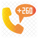 Zambia Country Code Phone Icon