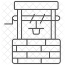 Zamzam Well Thinline Icone Ícone