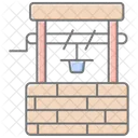 Zamzam Well Lineal Color Icon 아이콘