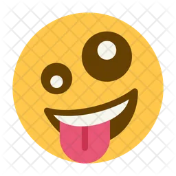 Zany Face Emoji  Icon