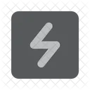 Zap Blitz Schnell Symbol