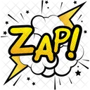 Zap Bubble Zap Bubble Speech Icon