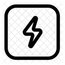 Zap Square Icon