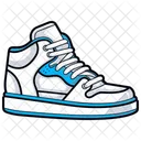 Zapatillas Azules Zapatos  Icono