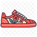 Calzado Icono Estilo Plano Icono