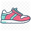 Calzado Icono Estilo Plano Icono