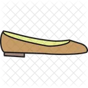 Icono De Relleno De Zapatos Icono