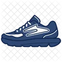 Zapatos de bocetos azules  Icono