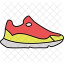 Icono De Relleno De Zapatos Icono