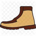 Icono De Relleno De Zapatos Icono