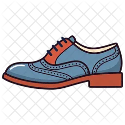 Zapatos de montar azules para hombre  Icono