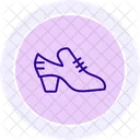 Icono De Linea De Zapatos De Peregrino Icon