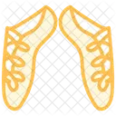 Irish Jig Shoes Icono De Linea Duotono Icono