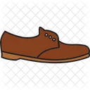Icono De Relleno De Zapatos Icono