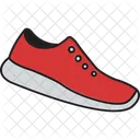 Icono De Relleno De Zapatos Icono