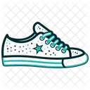 Calzado Icono Estilo Plano Icono
