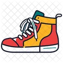 Calzado Icono Estilo Plano Icono