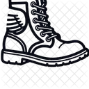 Calzado Icono Estilo De Linea Icono