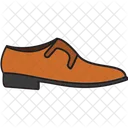 Icono De Relleno De Zapatos Icono