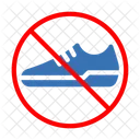 Calzado Zapato Prohibido Icon