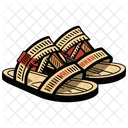 Calzado Icono Estilo Plano Icono