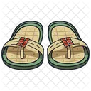 Zapatos planos tejidos verdes de moda para mujer  Icono