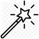 Zauberstab Werkzeug Zauberstab Malstab Symbol