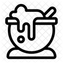 Linienkessel Zaubertrank Hexe Symbol