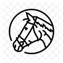 Zaumzeug Pferd Zucht Symbol