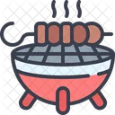 ZBBQ Grill Camping Grillen Symbol