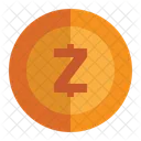 Zcash Cambio Moeda Digital Ícone