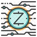 Zcash Criptomoneda Digital Icono