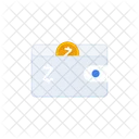 Zcash Wallet Currency Glass Icon