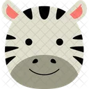 Zebra Texture Pattern Icon