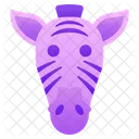Zebra Safari Animal Icon