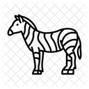Zebra Striped African Icon