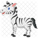 Zebra Tier Zoo Symbol