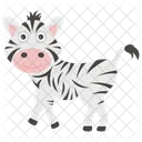 Zebra Tier Zoo Symbol