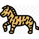 Zebra Animal Mammal Icon