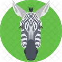 Zebra Face Head Icon