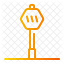Zebra Crossing Pedestrian Road Sign Icon