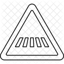 Zebra Crossing Sign Zebracrossingsign Zebrasignsymbols Icon