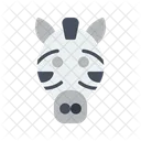 Zebra Face Animal Zebra Icon